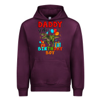 Mauve Wine daddy of the birthday boy t rex Urban Hoodie - Artiststas