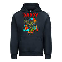 Navy daddy of the birthday boy t rex Urban Hoodie - Artiststas