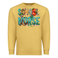 Antique Gold school nurse Premium Sweatshirt - texasbilliewilder