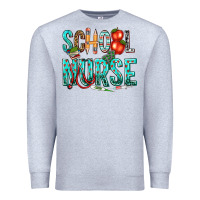 Heather Grey school nurse Premium Sweatshirt - texasbilliewilder