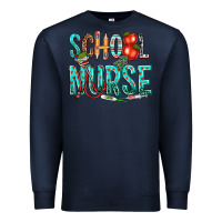 Navy school nurse Premium Sweatshirt - texasbilliewilder
