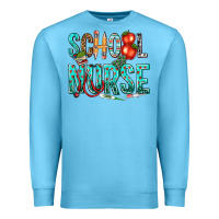 Ocean Blue school nurse Premium Sweatshirt - texasbilliewilder