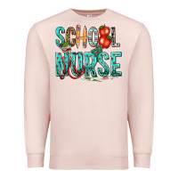 Pale Pink school nurse Premium Sweatshirt - texasbilliewilder