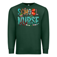 Sports Green school nurse Premium Sweatshirt - texasbilliewilder