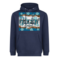 Navy it's freezin season Heavyweight Hoodie - RanaPortraitStore