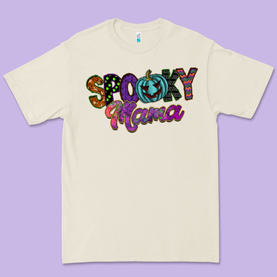 Spooky Mama Premium Tee Designed By Sublimationcraftshop