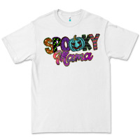 White spooky mama Premium Tee - SublimationCraftShop