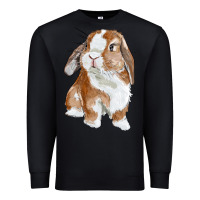 Black cute bunny Premium Sweatshirt - RanaPortraitStore