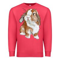 Cardinal cute bunny Premium Sweatshirt - RanaPortraitStore