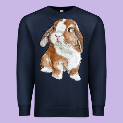 Cute Bunny Premium Sweatshirt Designed By Ranaportraitstore