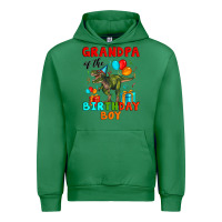 Emerald grandpa of the birthday boy t rex Urban Hoodie - Artiststas