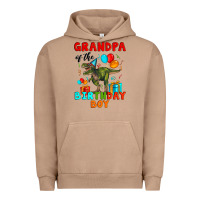 Pigment Burro grandpa of the birthday boy t rex Urban Hoodie - Artiststas