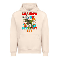 Sandshell grandpa of the birthday boy t rex Urban Hoodie - Artiststas