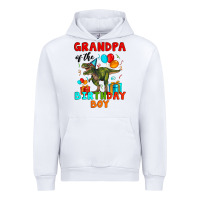 White grandpa of the birthday boy t rex Urban Hoodie - Artiststas