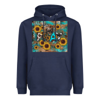 Navy just pray Heavyweight Hoodie - RanaPortraitStore