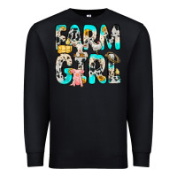 Black farm girl Premium Sweatshirt - Zillion Design Studio