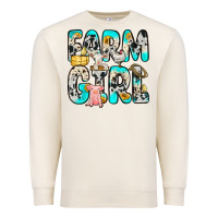 Sandshell farm girl Premium Sweatshirt - Zillion Design Studio