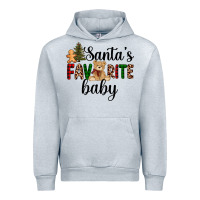 Heather Grey santa's favorite baby Urban Hoodie - AdoDesignShop