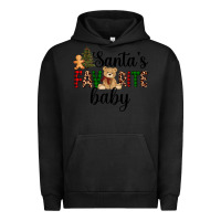 Pigment Black santa's favorite baby Urban Hoodie - AdoDesignShop