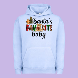 Santa's Favorite Baby Urban Hoodie Designed By Adodesignshop