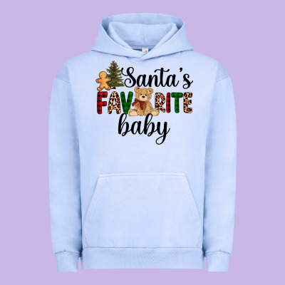 Santa's Favorite Baby Urban Hoodie Designed By Adodesignshop