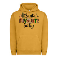 Pigment Peanut Butter santa's favorite baby Urban Hoodie - AdoDesignShop