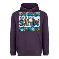 Plum let it snow Heavyweight Hoodie - RanaPortraitStore