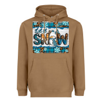 Toasted Coconut let it snow Heavyweight Hoodie - RanaPortraitStore