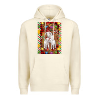 Sandshell Christmas goat family Premium Hoodie - Artiststas