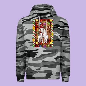 Christmas Goat Family Premium Hoodie Designed By Artiststas