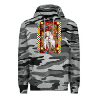 Slate Camo Christmas goat family Premium Hoodie - Artiststas