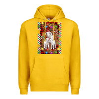 Lemon Christmas goat family Premium Hoodie - Artiststas