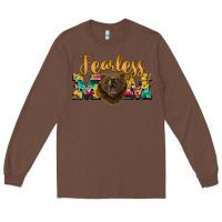 Chestnut fearless mom bear Long Sleeve Tee - BarkalooDesign