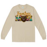 Mushroom fearless mom bear Long Sleeve Tee - BarkalooDesign
