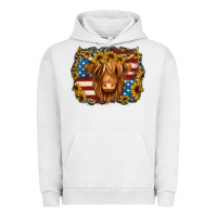 Pigment Lunar Rock 4th of july shaggy cow Urban Hoodie - Jasminsmagicworld