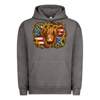 Pigment Tornado 4th of july shaggy cow Urban Hoodie - Jasminsmagicworld
