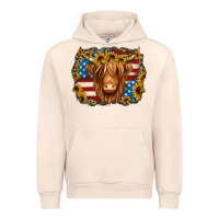 Sandshell 4th of july shaggy cow Urban Hoodie - Jasminsmagicworld