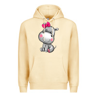 Pina Colada cute hippopotamus Premium Hoodie - AdoDesignShop
