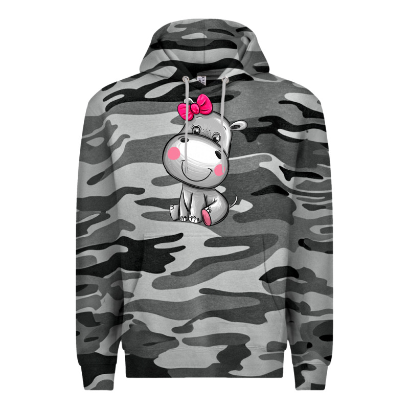 Cute Hippopotamus Premium Hoodie by AdoDesignShop | Teevron