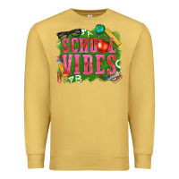 Antique Gold school vibes Premium Sweatshirt - texasbilliewilder