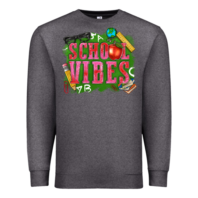 School Vibes Premium Sweatshirt by texasbilliewilder | Teevron