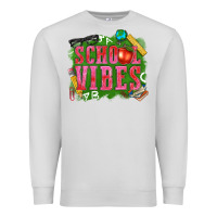 Dove Grey school vibes Premium Sweatshirt - texasbilliewilder