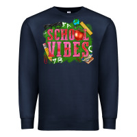 Navy school vibes Premium Sweatshirt - texasbilliewilder
