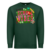 Sports Green school vibes Premium Sweatshirt - texasbilliewilder