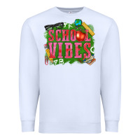 White school vibes Premium Sweatshirt - texasbilliewilder