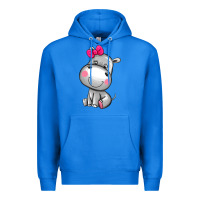 True Royal cute hippopotamus Premium Hoodie - AdoDesignShop