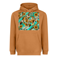 Meerkat leopard sunflower hearts Heavyweight Hoodie - RanaPortraitStore