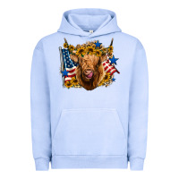 Pigment Grape Ice 4th of july shaggy cow leopard background Urban Hoodie - Jasminsmagicworld