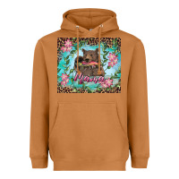 Meerkat mama bear haunting fish floral Heavyweight Hoodie - RanaPortraitStore