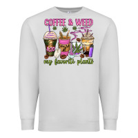Dove Grey coffee and weed my favorite plants Premium Sweatshirt - Zillion Design Studio